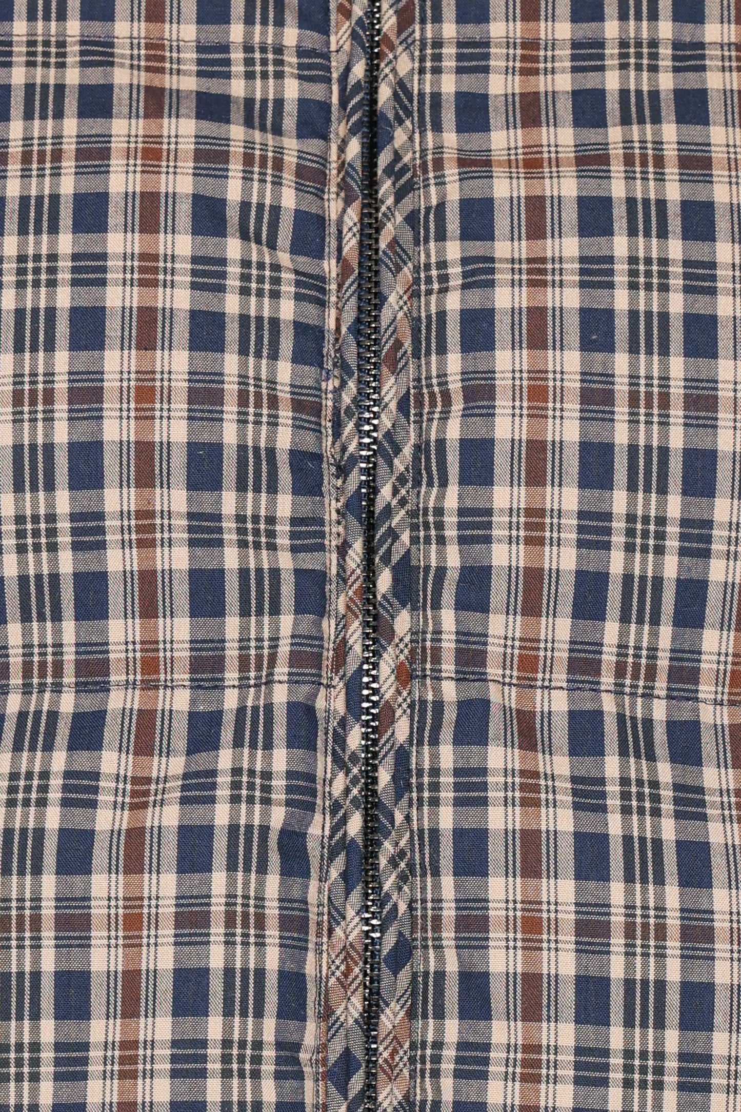 Chester Puffer Jacket - Brown Plaid