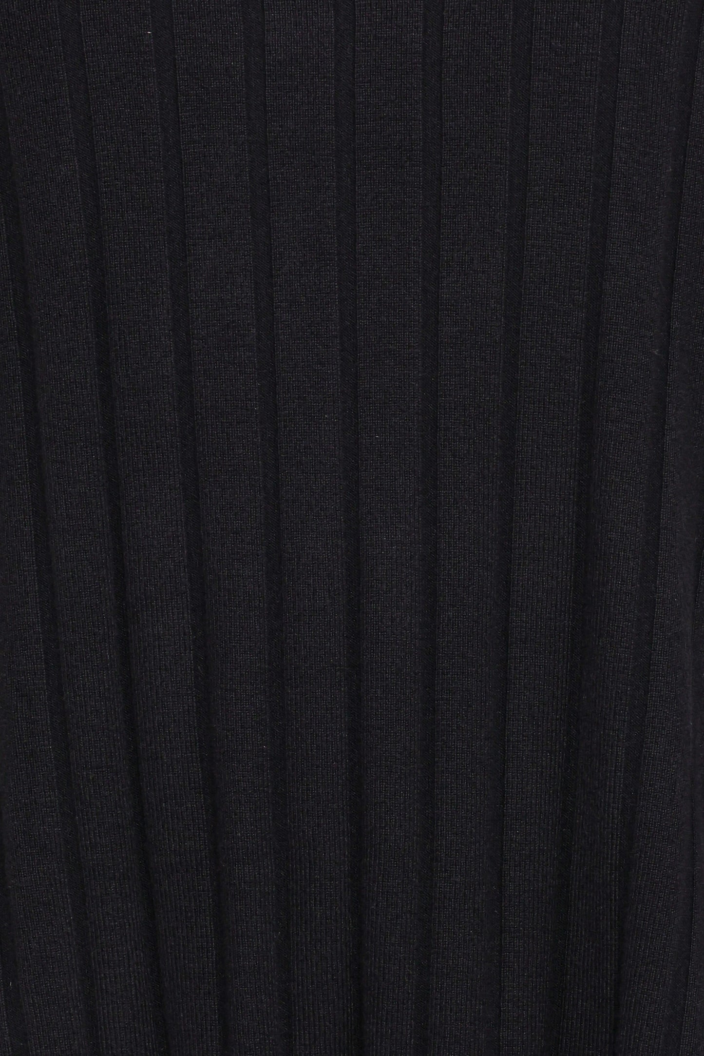 Alix Ribbed Knit Set - Black