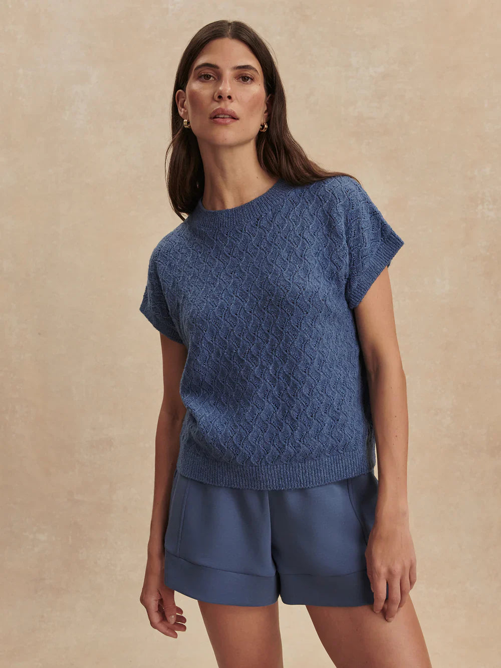 Manae Pointelle Knit Top