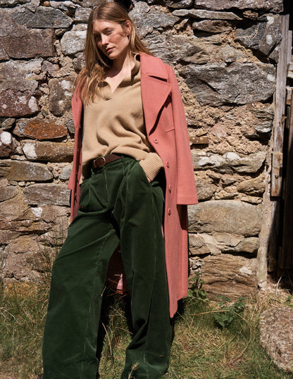Kensington Cord Pants-Green Fir