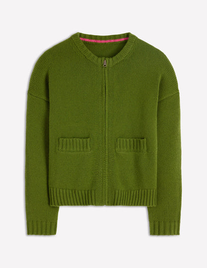 Maya Zip Up Jacket-Herb Garden