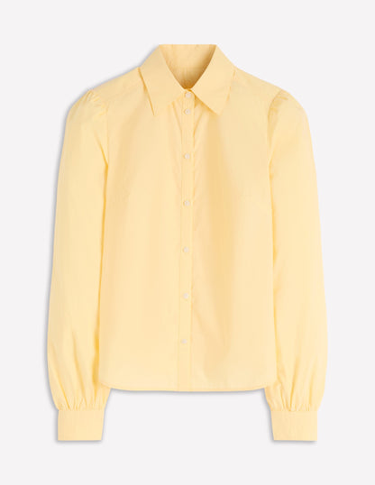 Cara Cotton Shirt-Buttercream