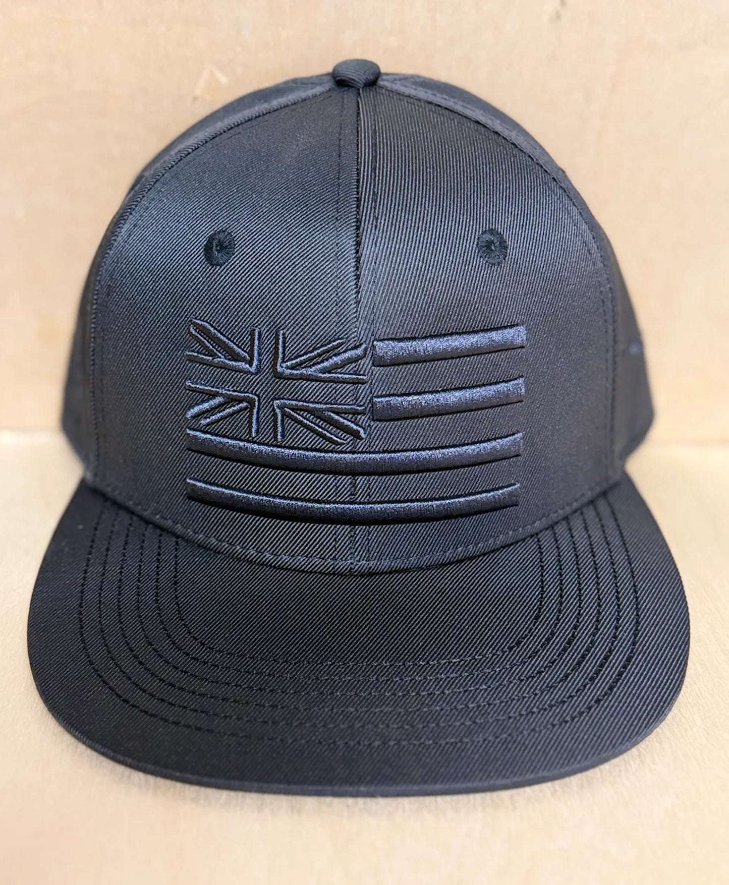 Hae Hawai'i 3D Puff Snapback Black on Black