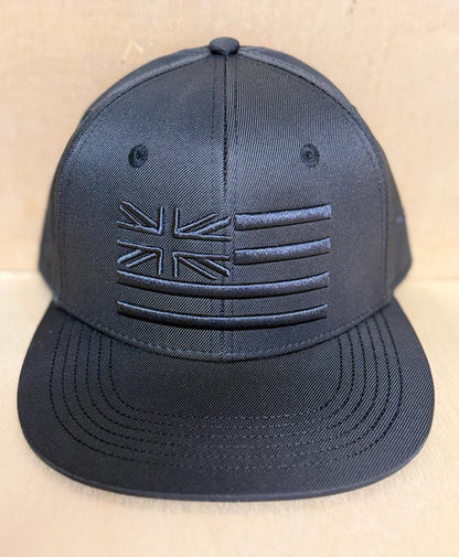 Hae Hawai'i 3D Puff Snapback Black on Black