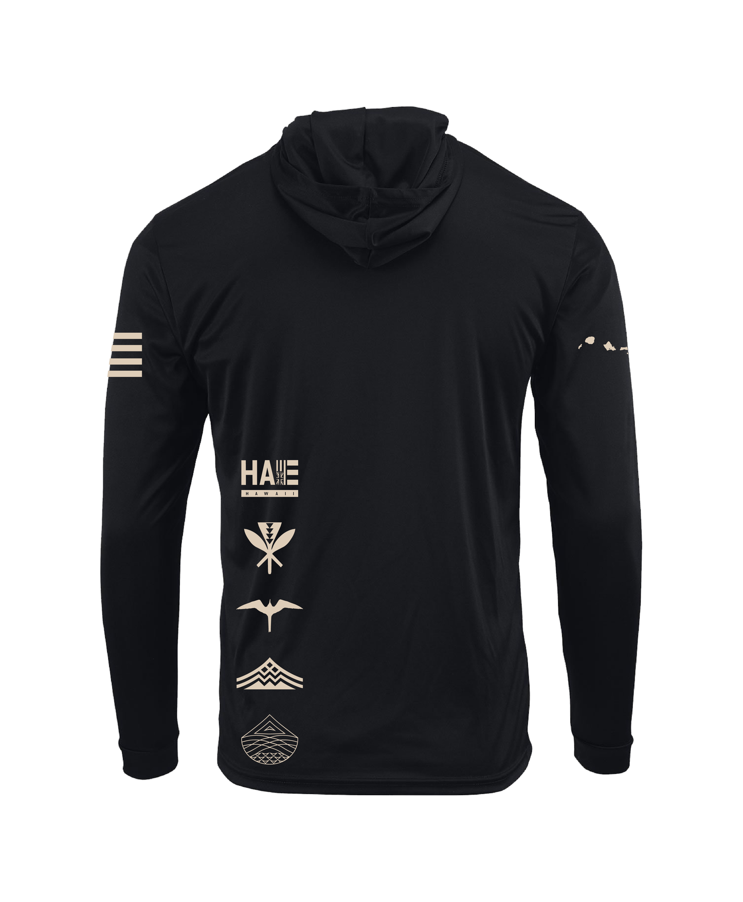 Aloha Aina Hooded Long Sleeve Drifit
