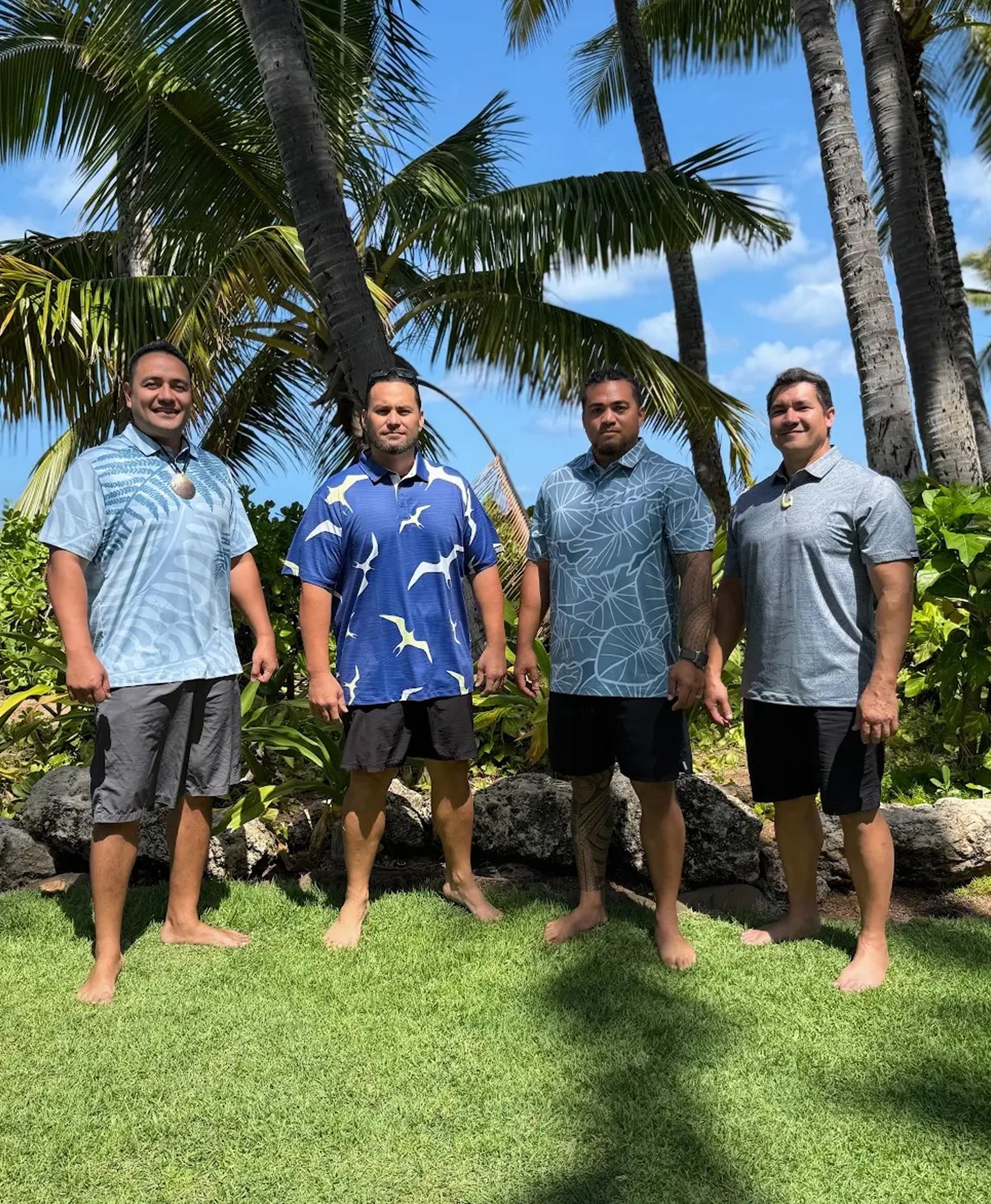 Kalo Nunui Anywhere Polo in Teal