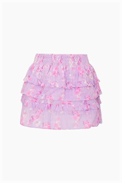 Girls Billie Heirloom Print Skirt - HIBISCUS