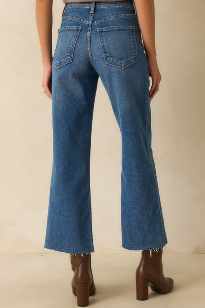 On Your Way Medium Wash Utility Jeans