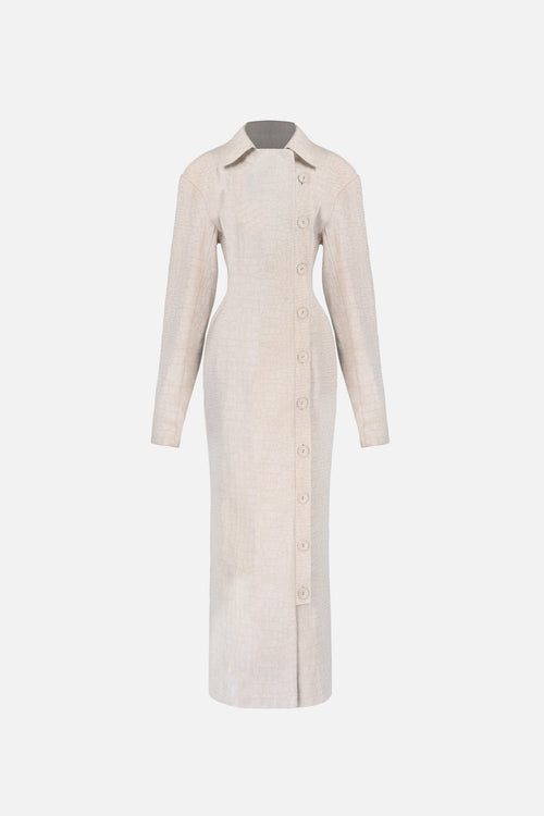 Blythe Trench Dress — Snakeskin