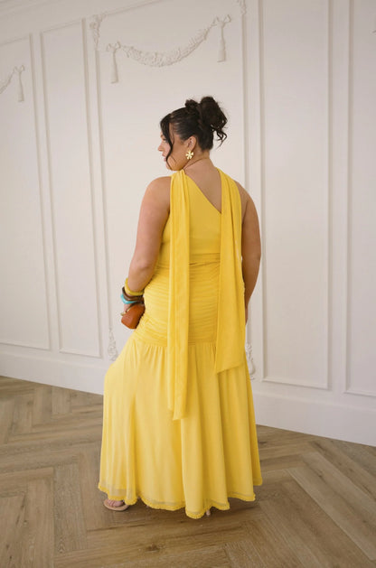 Celiana Drop-Waist Dress