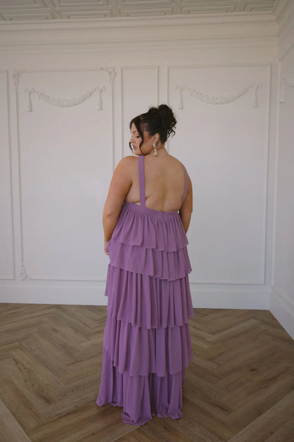Cleo Low-Back Asymmetric Dress