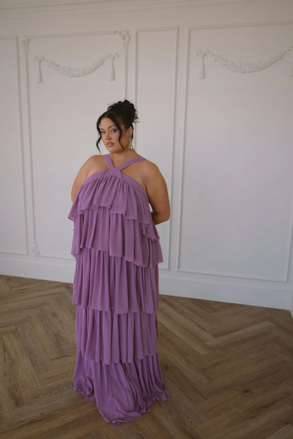 Cleo Low-Back Asymmetric Dress