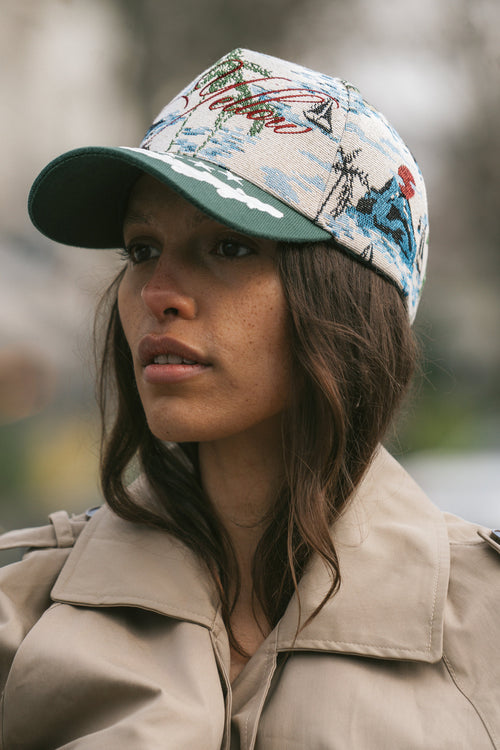 Palm Jacquard Hat