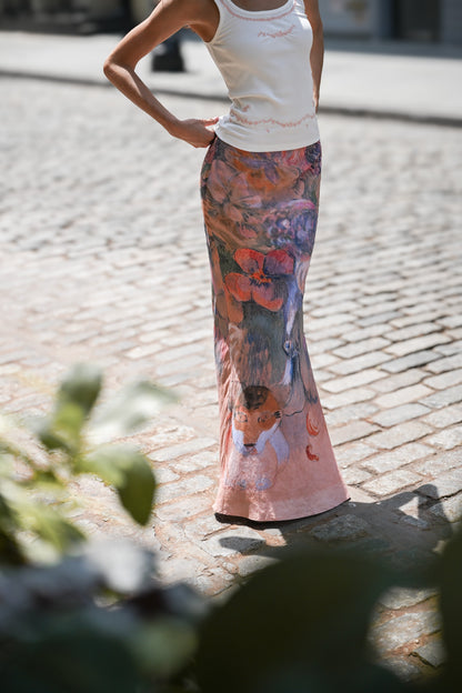 Paul Linen Skirt — Still Cat
