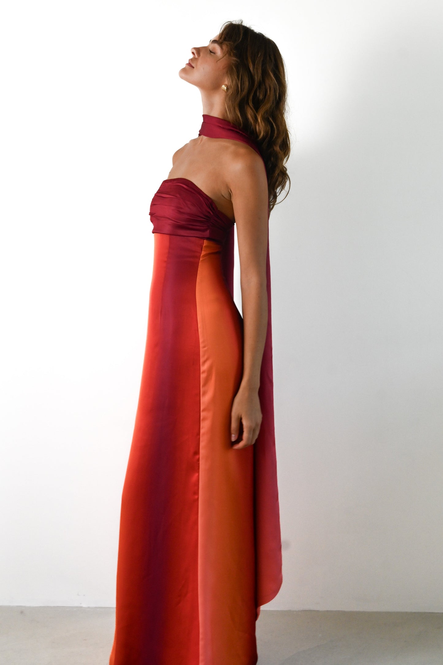 Vivia Scarf Dress — Aurora
