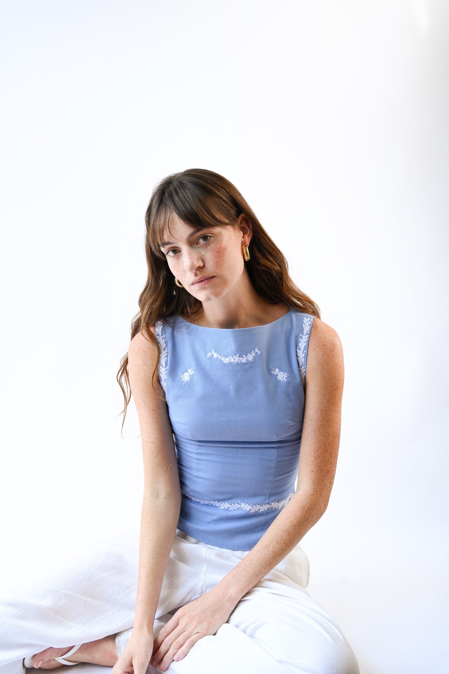 Marie Linen Tank