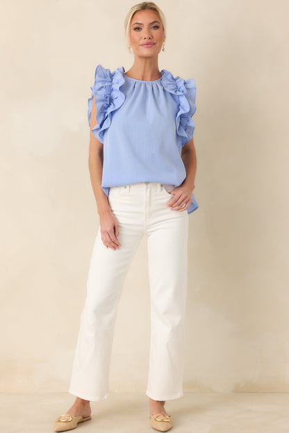 Hard At Work White Straight Leg Jeans