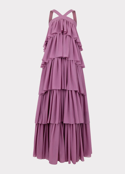 Cleo Low-Back Asymmetric Dress
