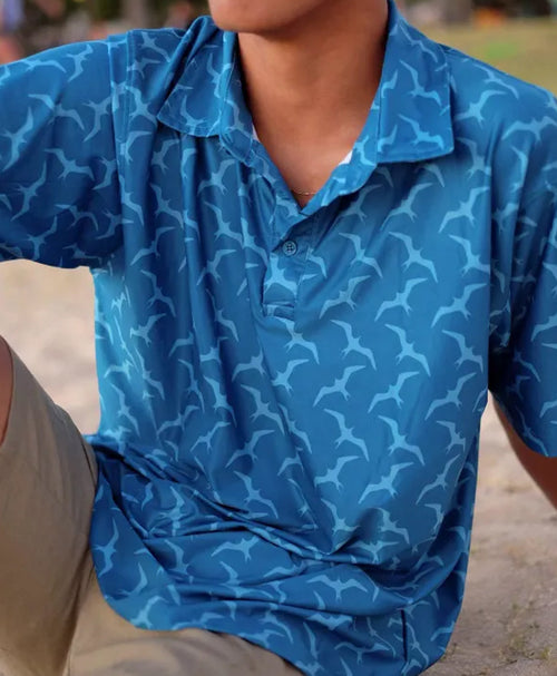 Iwa Bird Anywhere Polo Sky Blue