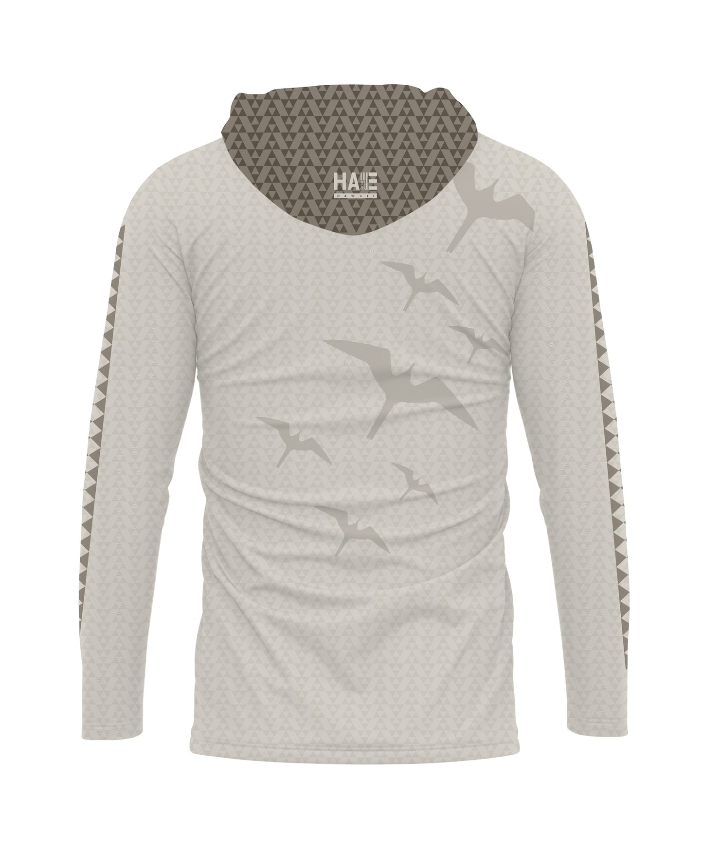 'Iwa Triangles Hooded Long Sleeve Drifit Sandy