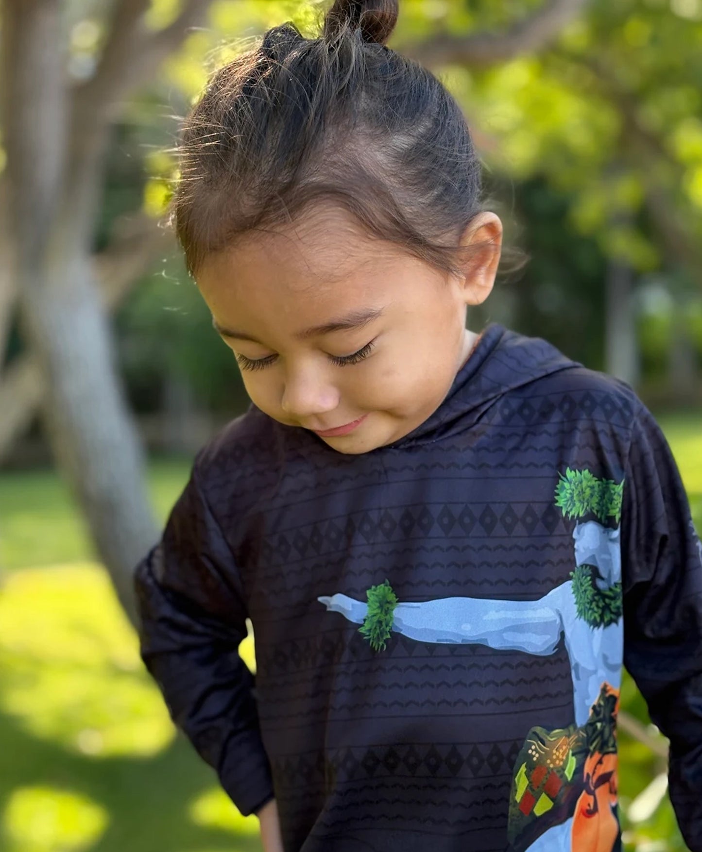 KE KAI O KAHIKI TODDLER Hooded Longsleeve Dri Fit