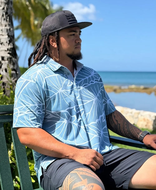 Kalo Nunui Anywhere Polo in Teal