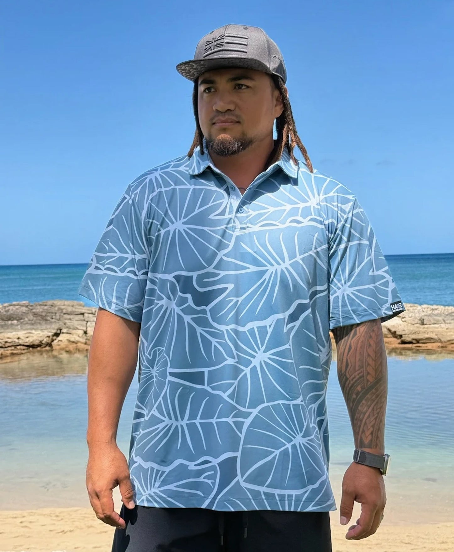 Kalo Nunui Anywhere Polo in Teal