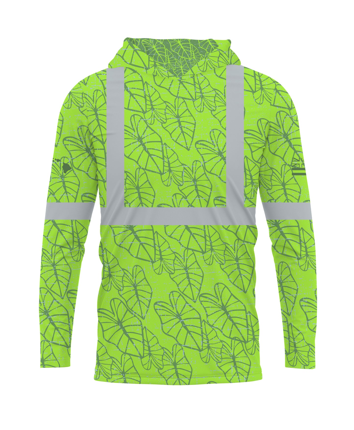 Kalo Reflective Hooded Longsleeve Drifit Neon