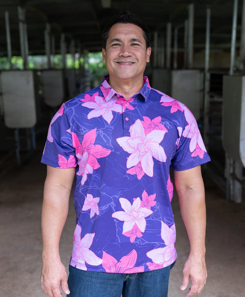 Kiele Anywhere Polo Deep Purple