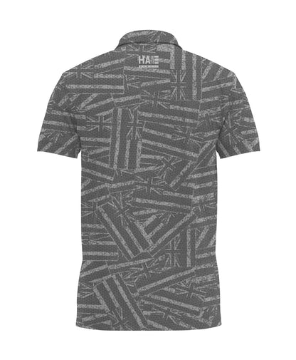 Ku'u Hae Hawaii Anywhere Polo Charcoal