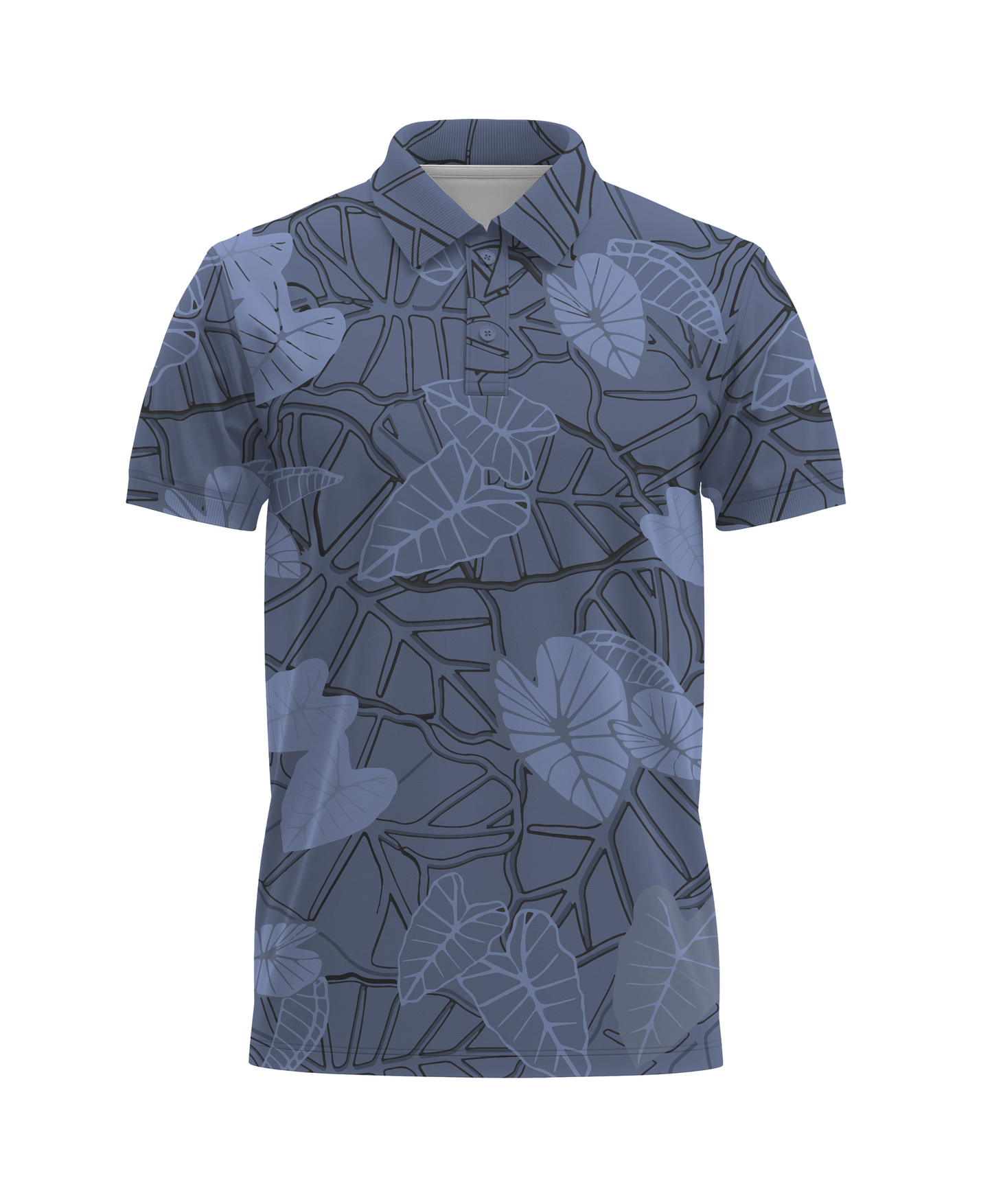 Lo'i Kalo Anywhere Polo Dark Gray