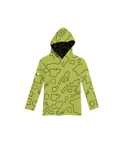 Namoku Hooded Toddler Longsleeve Drifit Olive