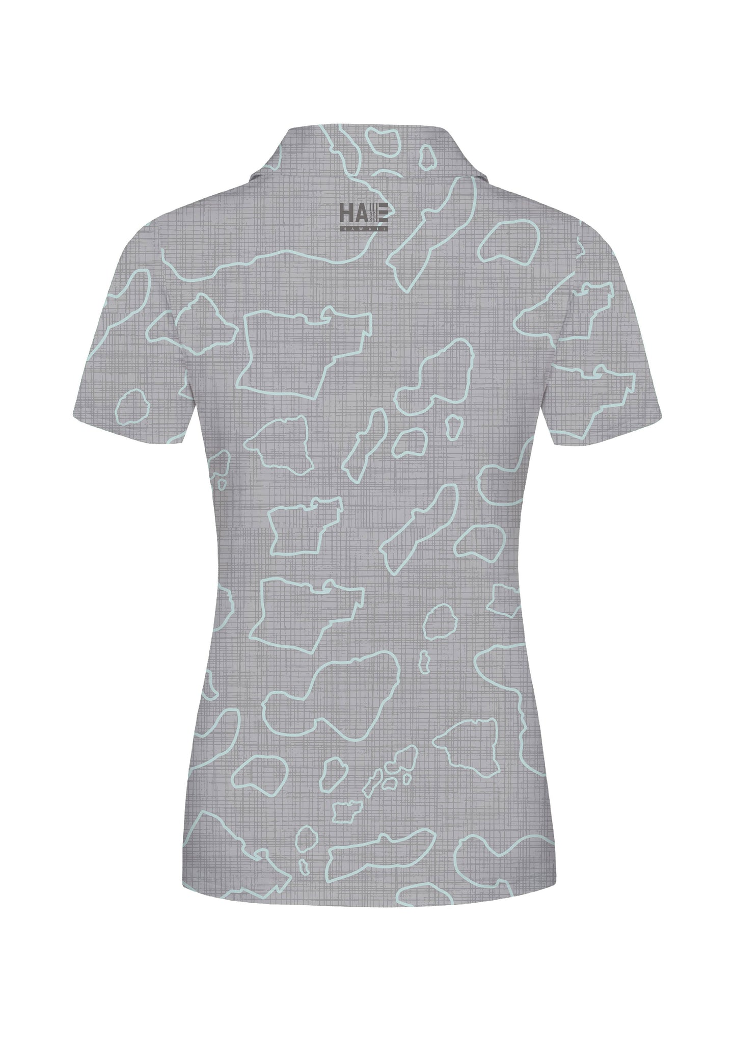 Namoku Wahine Anywhere Polo Concrete Gray Mesh