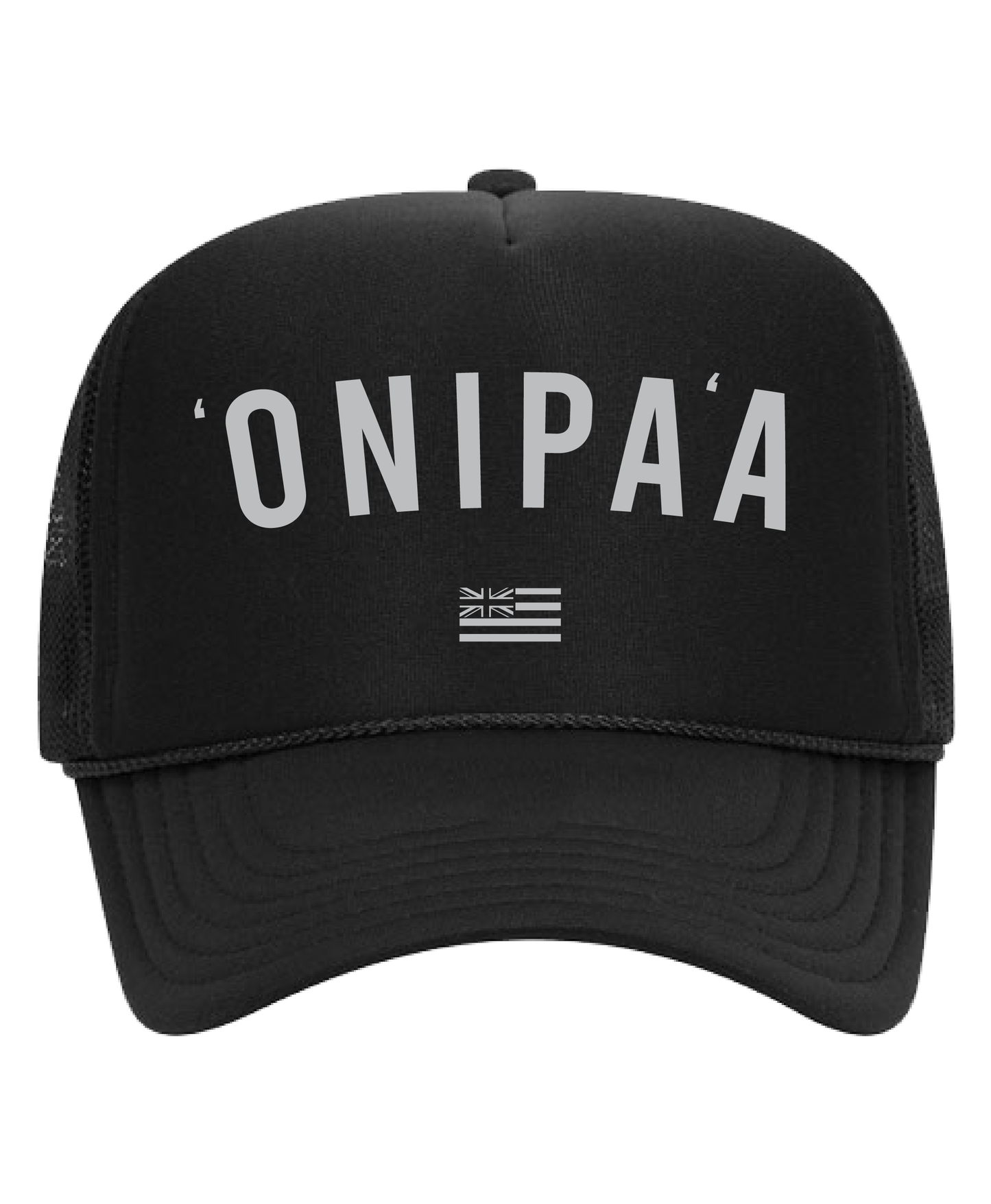 Onipaa 2025 Trucker Hat Gray on Black