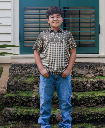 Palaka Kuiki Keiki Pullover Olive