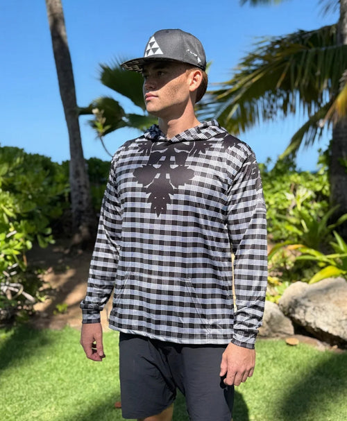 Palaka Kuiki Hooded Longsleve Drifit Black