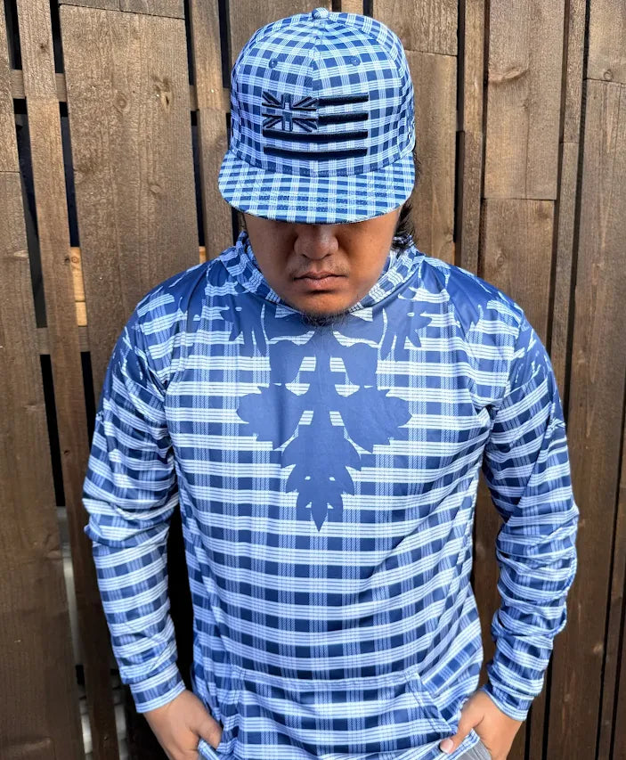 Palaka Kuiki Hooded Longsleve Drifit Navy