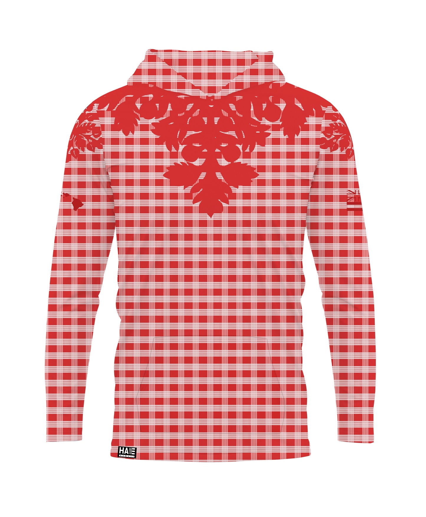 Palaka Kuiki Hooded Longsleve Drifit Red