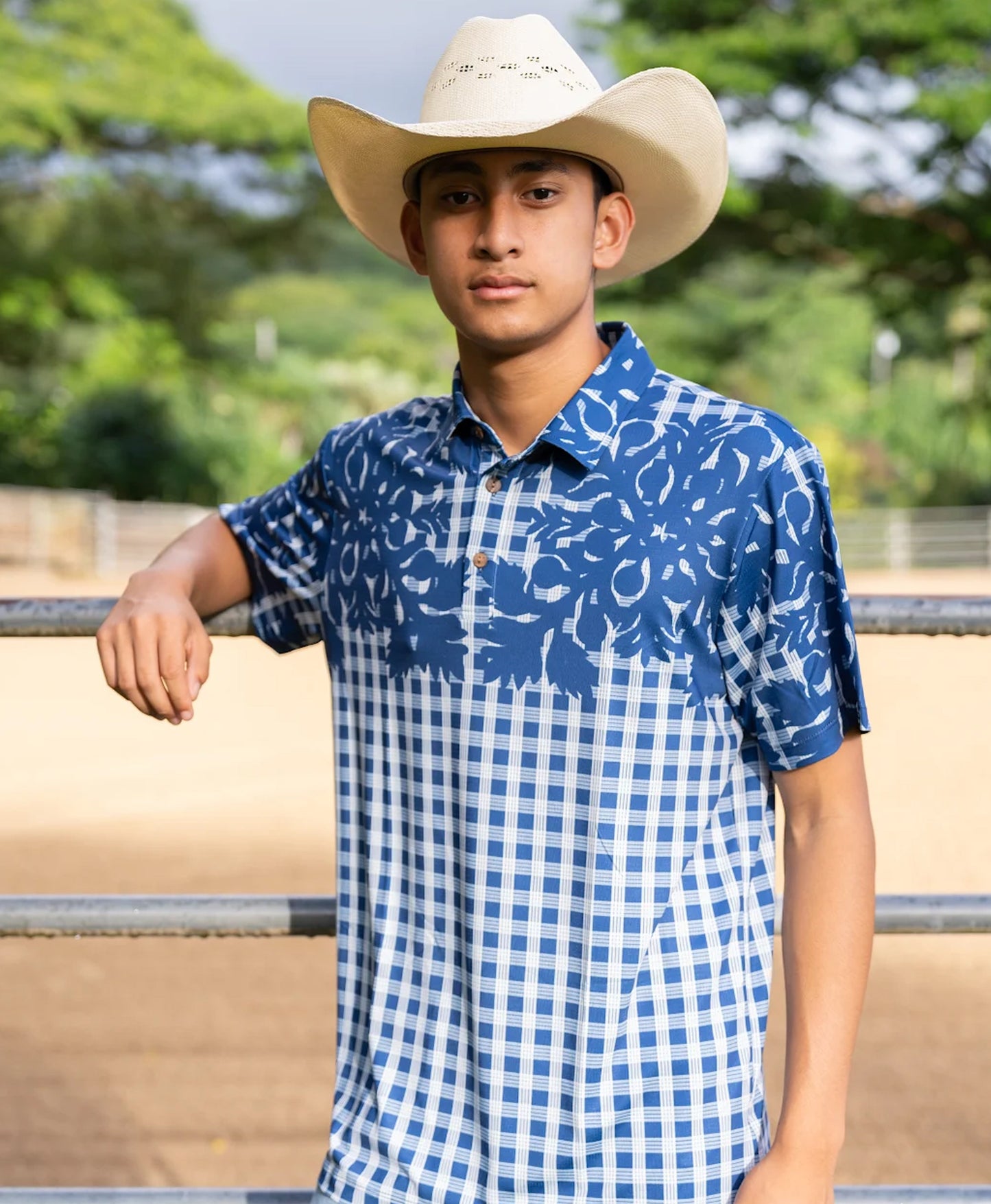 Palaka Kuiki Kane Pullover Navy