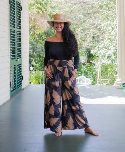 Palapalai Black Palazzo Pants
