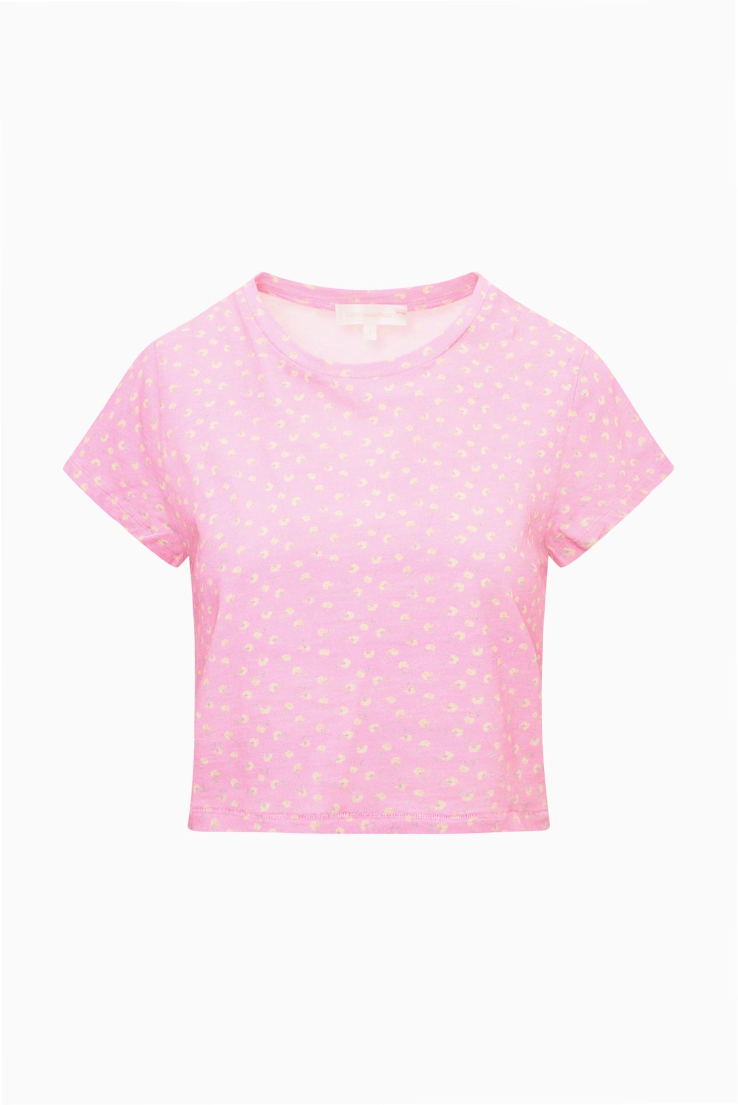Rubin Ditsy Floral Cropped Tee - POLAROID ROSE