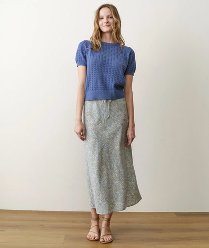 Marine Layer Avery Hemp Midi Skirt