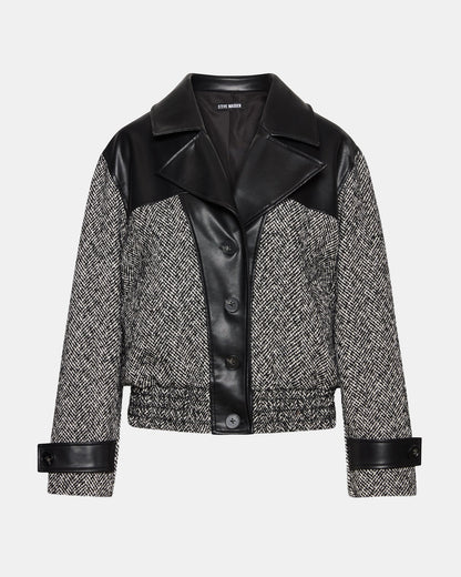 MERCEDES COAT BLACK MULTI