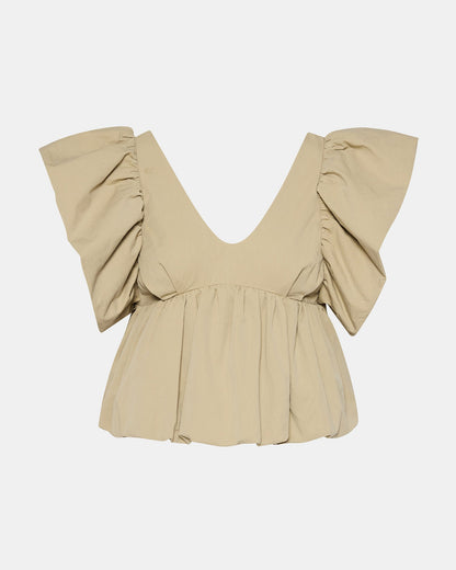 SASKYA TOP KHAKI