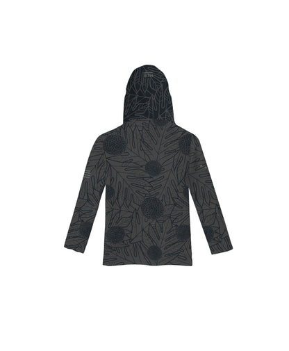 Ulu Toddler Hooded Longsleeve Drifit Gray