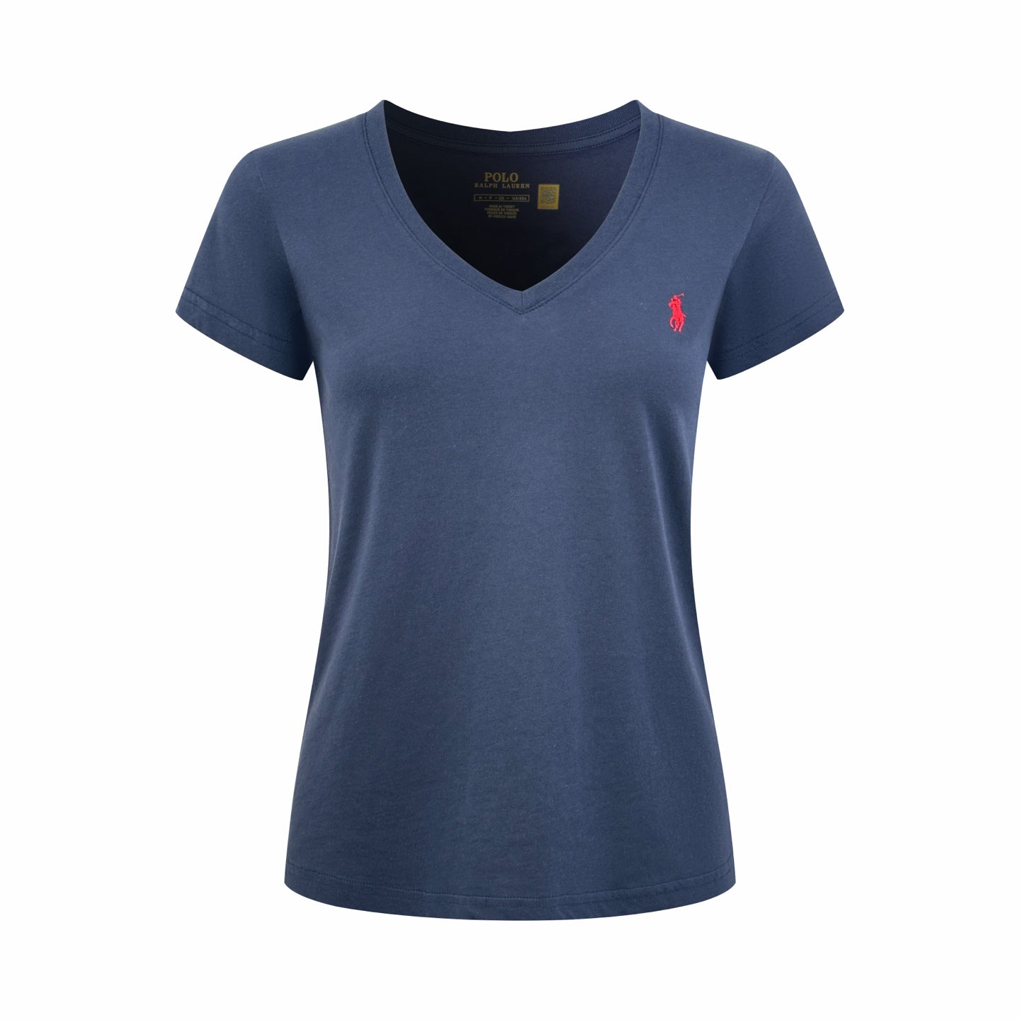 2026 Women’s RL Embroidered V-neck Short-sleeved Top (FF743)