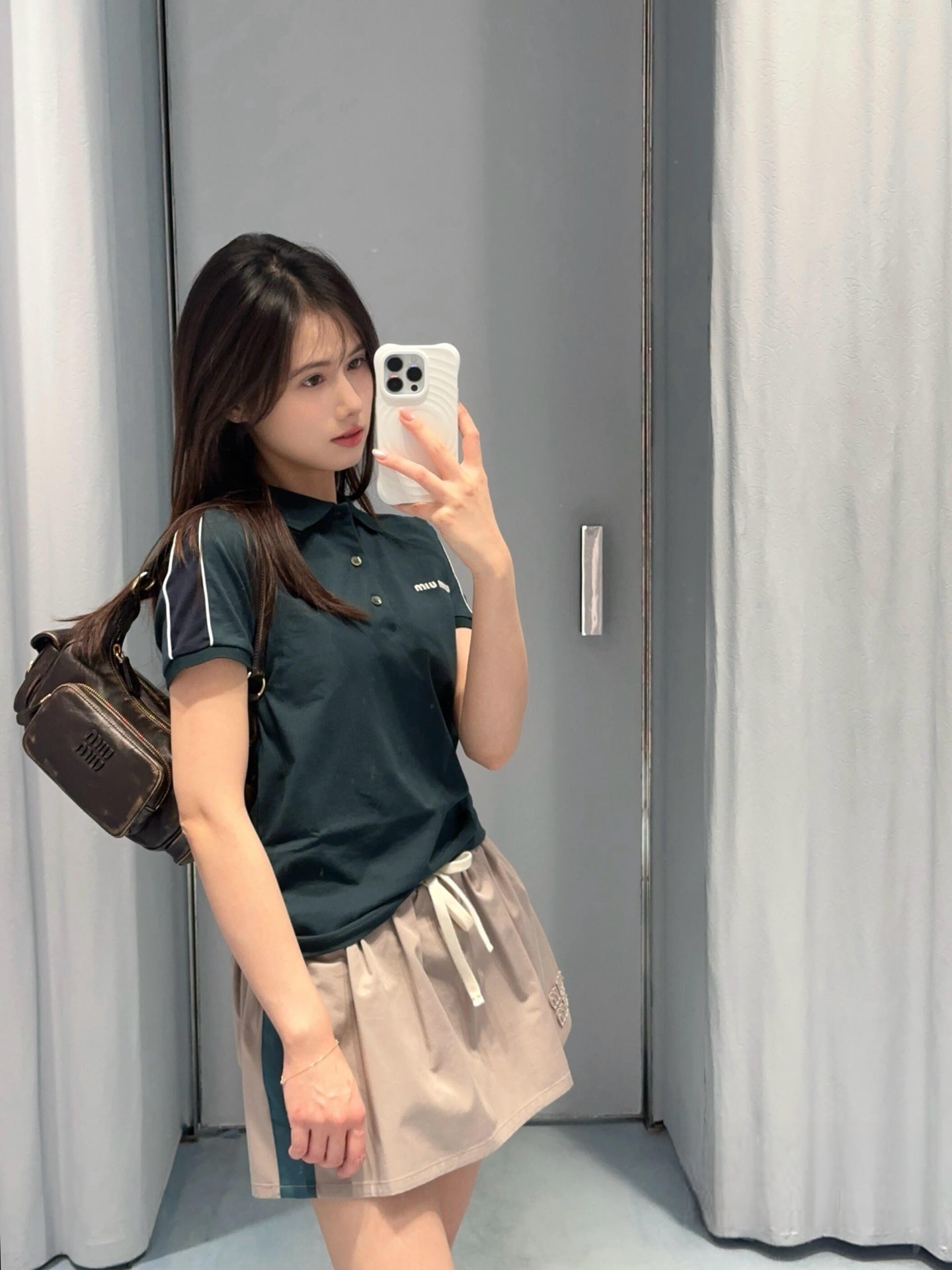 2026 Women’s MM Embroidered Logo Polo Shirt (FF702)