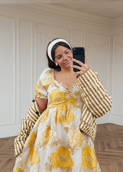 Beaumont Cream Gold Dress
