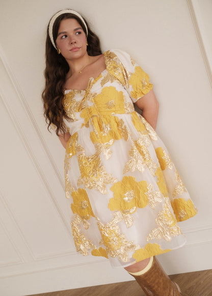 Beaumont Cream Gold Dress