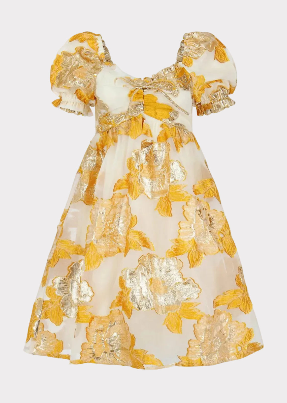 Beaumont Cream Gold Dress